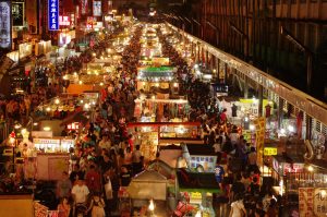 Nachtmarkt in Taipei